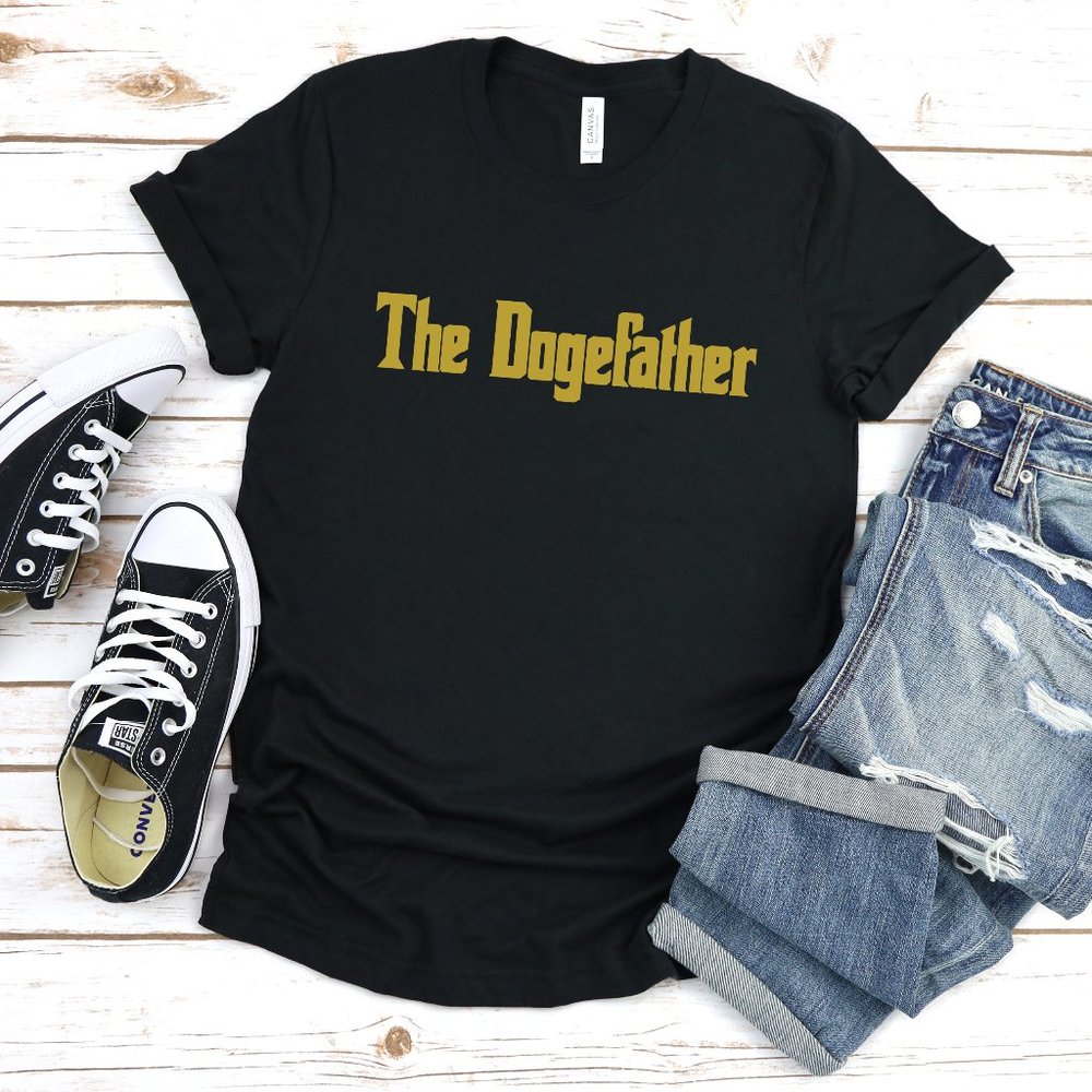 The Dogefather Top |Doge Coin Shirt | Bella Canvas
